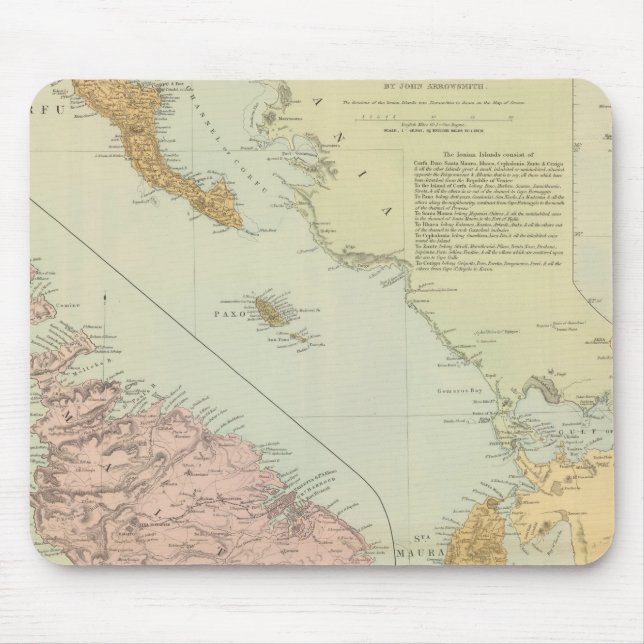 Ionische Inseln, Malta Mousepad (Vorne)