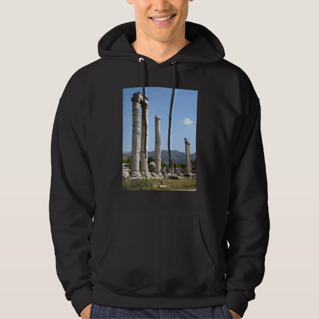 Ionische Säulen des Tempels von Aphrodite Aphrodis Hoodie (Vorderseite)