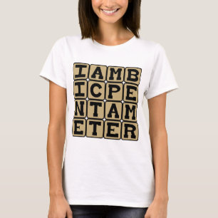 Ionischer Durchmesser, Sonnet-Schema T-Shirt