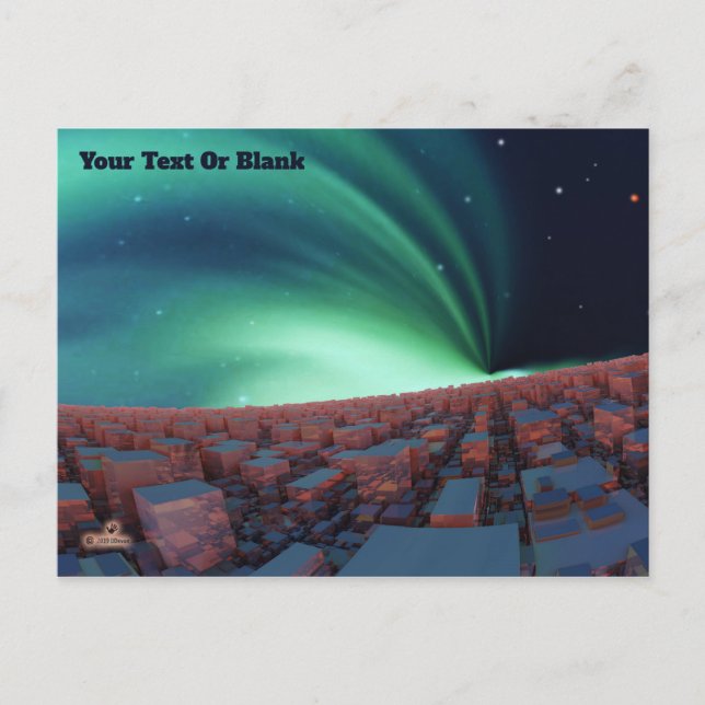 Ionisiertes Sauerstoff Postkarte (Vorderseite)