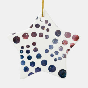 IOTA Kryptowährungsgalaxie Keramikornament