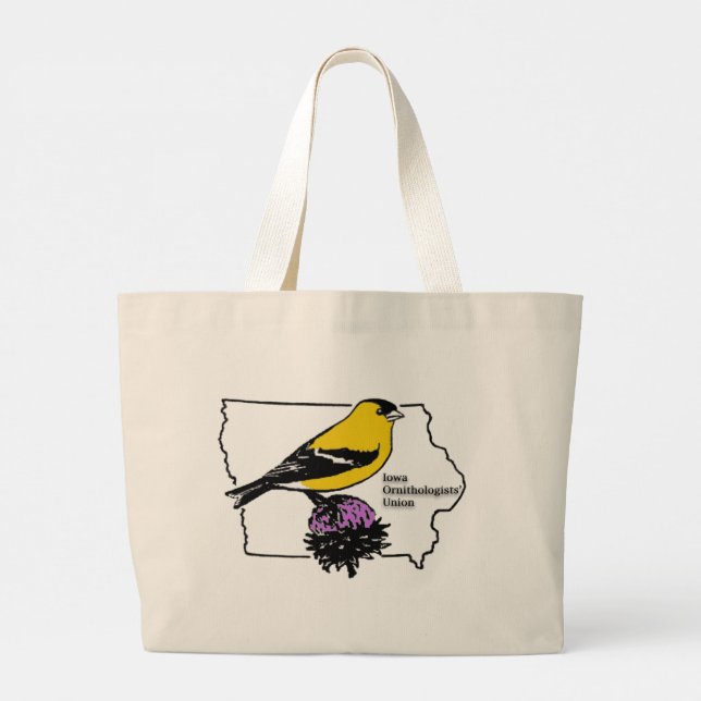 IOU Tote Bag Jumbo Stoffbeutel (Rückseite)