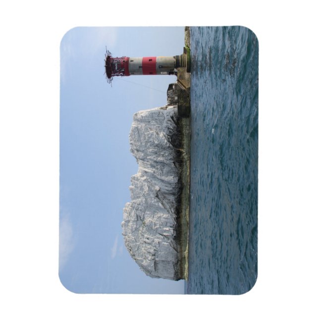 IOW, Isle of Wight, Needles Magnet (Vertikal)