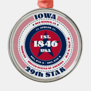 Iowa 29. State Weihnachtsschmuck