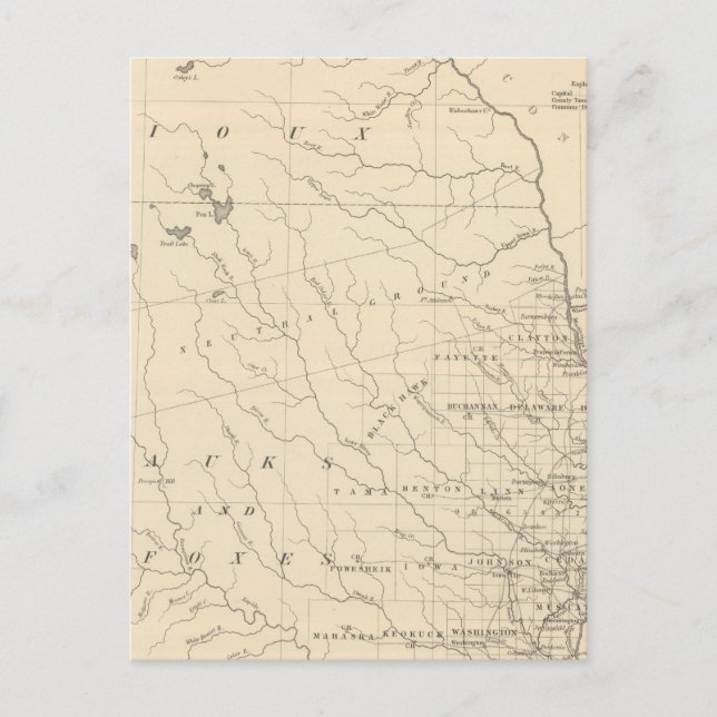 Iowa 2 postkarte (Vorderseite)