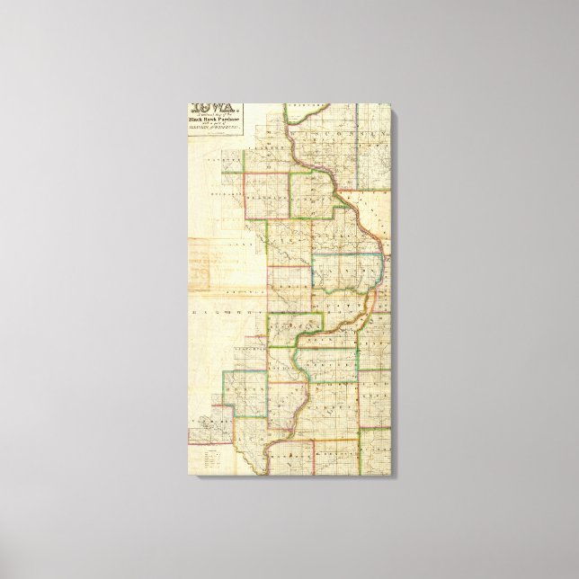 Iowa 6 leinwanddruck (Vorderseite)