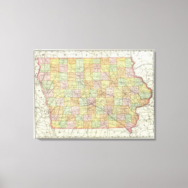 Iowa 6 leinwanddruck (Vorderseite)