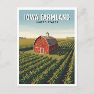Iowa-Ackerland, Vereinigte Staaten Ames Postkarte