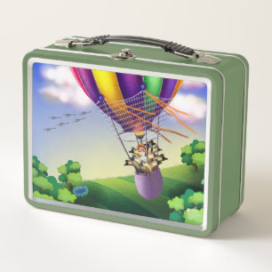 Iowa Balloon Ride Metall Brotdose