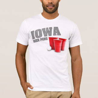 Iowa-Bier Pong T - Shirt