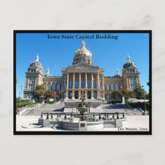 Iowa Capitol Postkarte