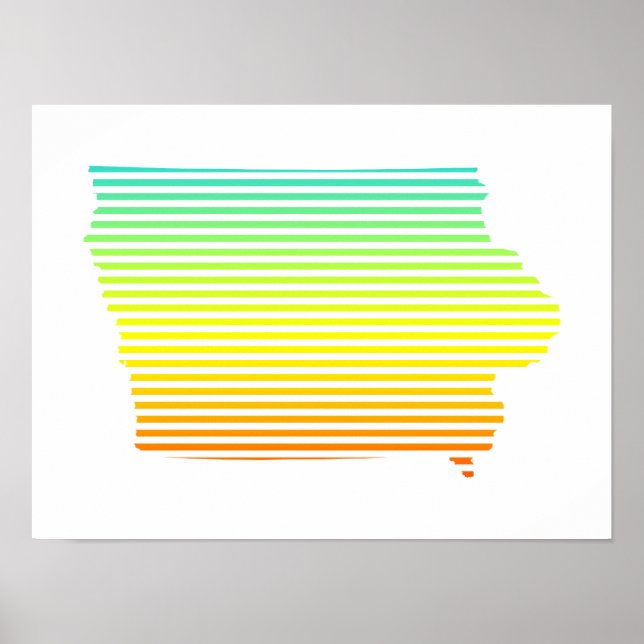 Iowa Chill Fade Poster (Vorne)