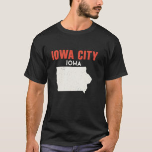 Iowa City Iowa USA Staat Amerika Reisen Iowa T-Shirt