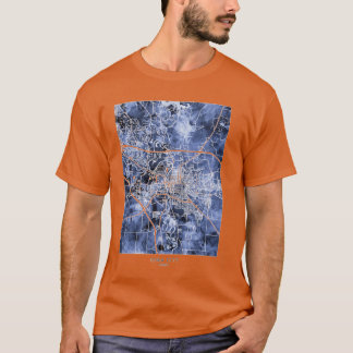 Iowa City Karte T-Shirt