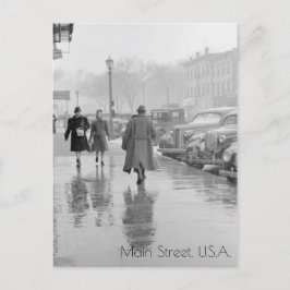 Iowa City Main Street Postkarte