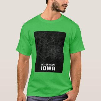 Iowa City Map Oversized T-Shirt