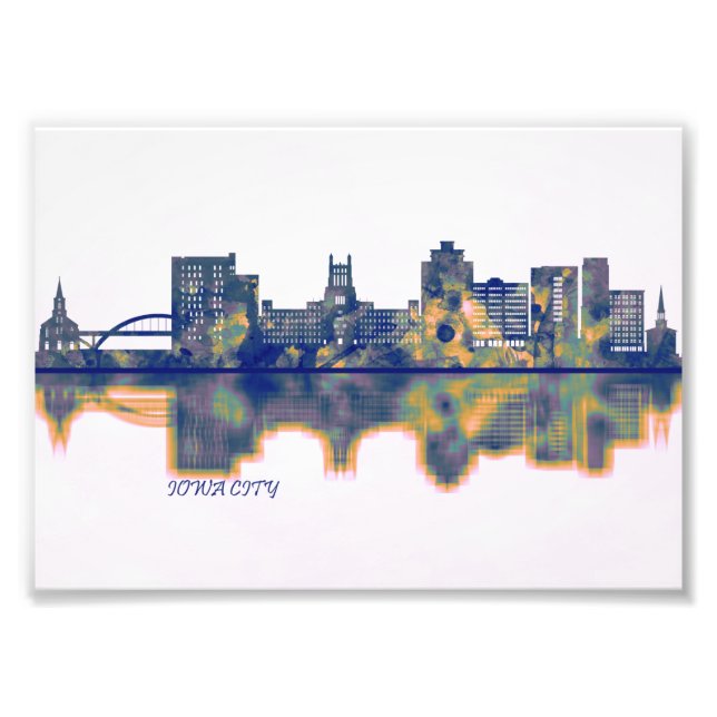 Iowa City Skyline Fotodruck (Vorne)