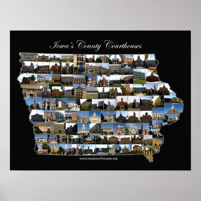 Iowa Courthouses Project Poster (Vorne)