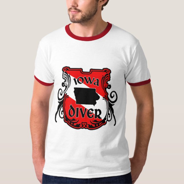 Iowa Diver T-Shirt (Vorderseite)