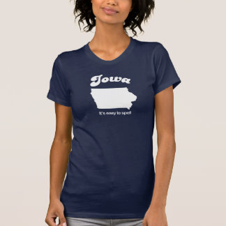 Iowa - einfach, T - Shirt zu buchstabieren
