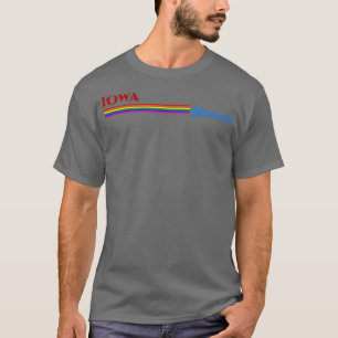 Iowa Einhorn Geschenk TShirt