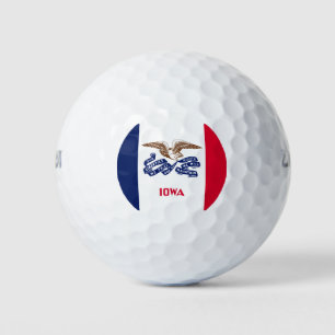 IOWA FLAG GOLFBALL