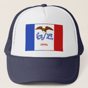 Iowa Flag Hat Truckerkappe