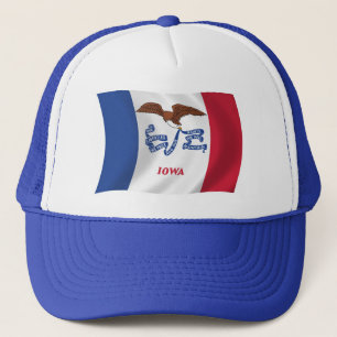 Iowa Flag Hat Truckerkappe
