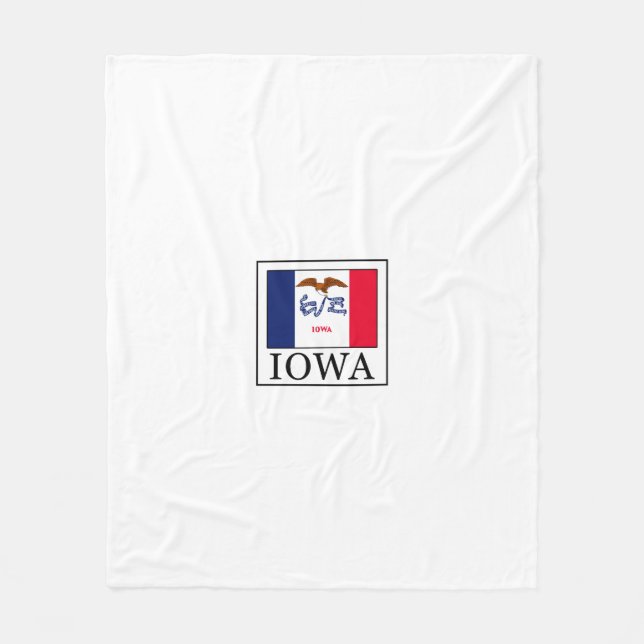 Iowa Fleecedecke (Vorderseite)