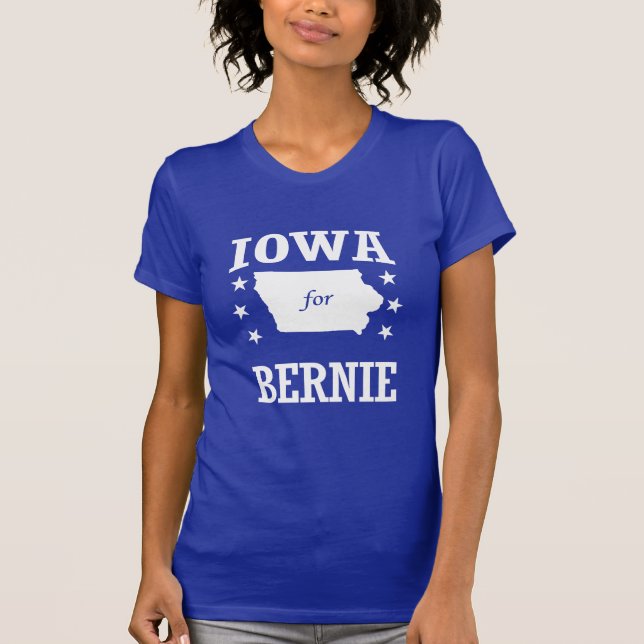 IOWA FÜR BERNIE-SANDPAPIERSCHLEIFMASCHINEN T-Shirt (Vorderseite)