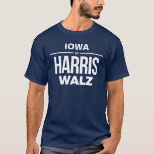 Iowa für Harris Walz T-Shirt