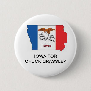 IOWA für SCHUCK GRASSLEY SENATE Button