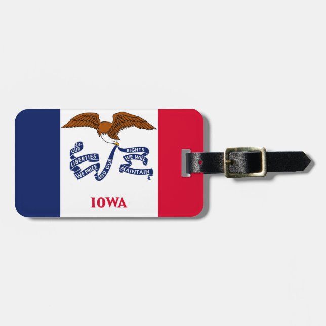 Iowa Gepäckanhänger (Vorderseite horizontal)