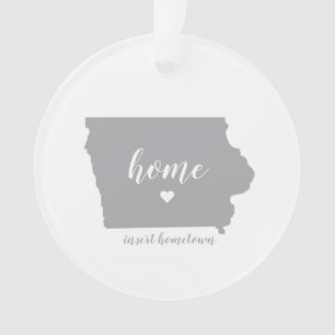 Iowa Heimat Personalisiertes Ornament