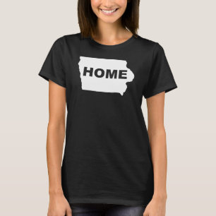 Iowa Heimweg-von-zu-Hause-T-Shirt Tees
