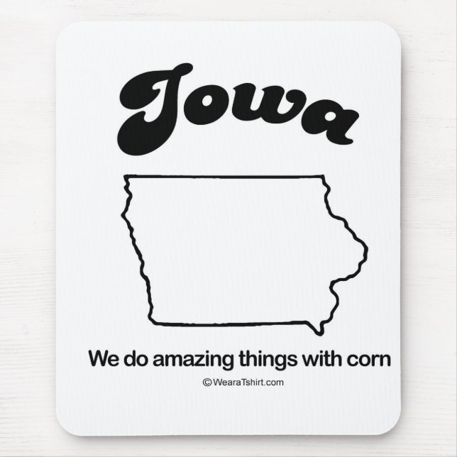 IOWA - "IOWA-STAATS-MOTTO" T - Shirts und Gang Mousepad (Vorne)