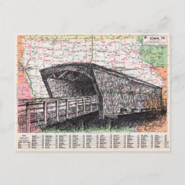 Iowa Karte Art
