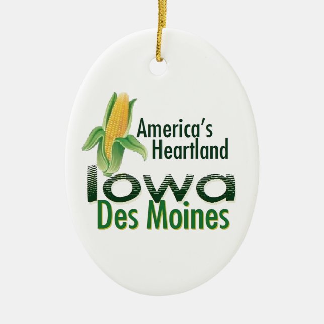 IOWA KERAMIKORNAMENT (Vorne)
