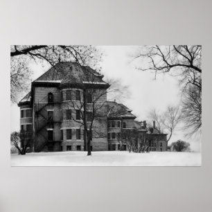 IOWA-KRANKENHAUS FÜR DIE INSANE POSTER