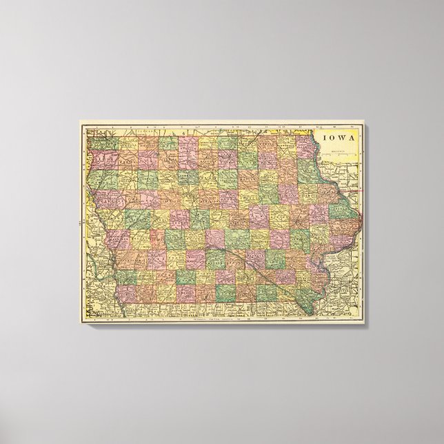 Iowa Leinwanddruck (Vorderseite)
