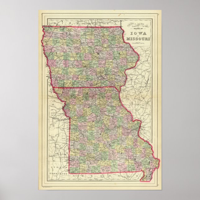 Iowa, Missouri Poster (Vorne)