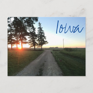 Iowa Postcard Postkarte