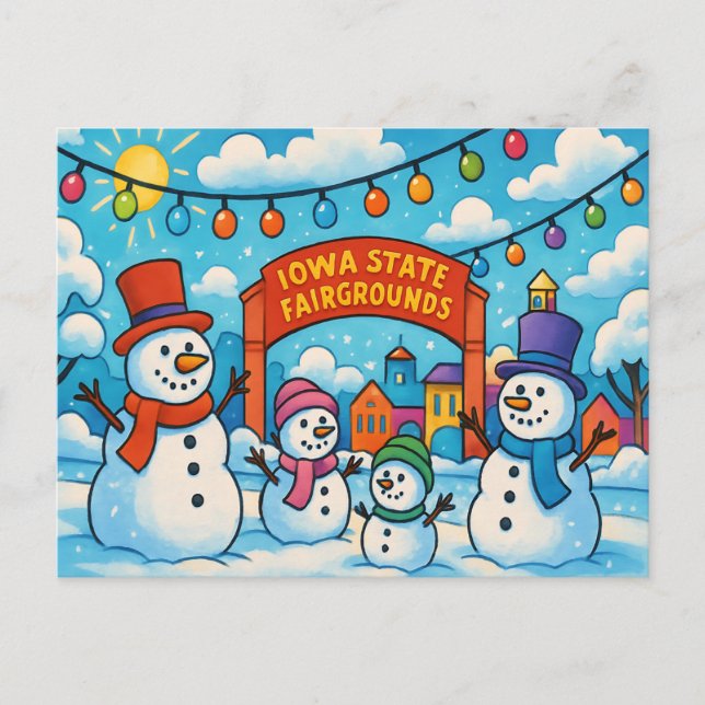 IOWA Postcard Postkarte (Vorderseite)