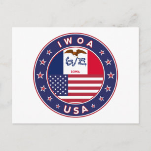 Iowa Postkarte