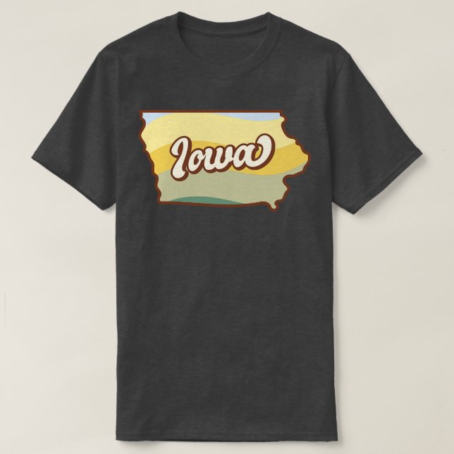 Iowa Retro TShirt (Design vorne)