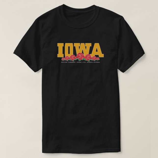 Iowa-Rosen T-Shirt (Design vorne)