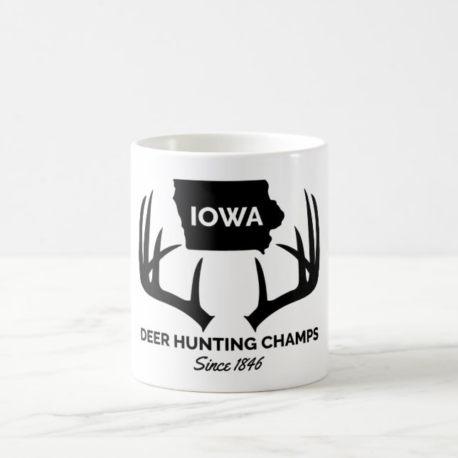 Iowa-Rotwild-Jagd-Champions Tasse (Mittel)