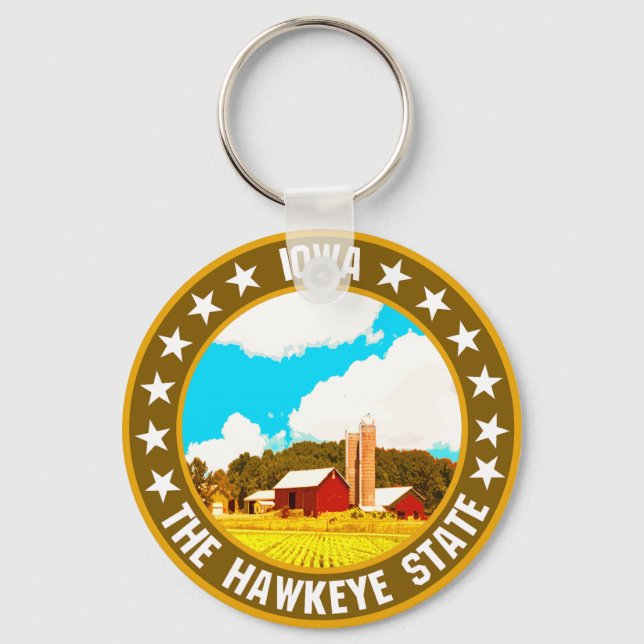 Iowa Schlüsselanhänger (Vorderseite)