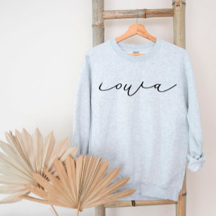 Iowa Script Staat Women's Sweatshirt
