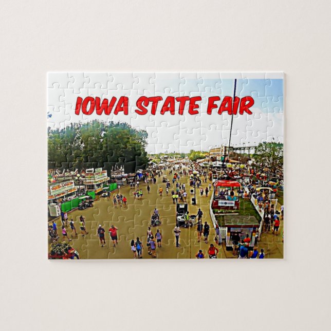 IOWA-STAAT ANGEMESSEN PUZZLE (Horizontal)